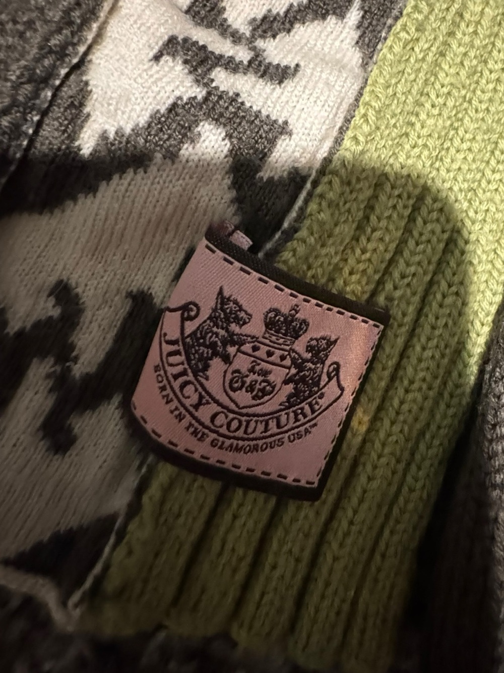 Vintage Y2K Juicy Couture Scarf - Picture 4 of 4